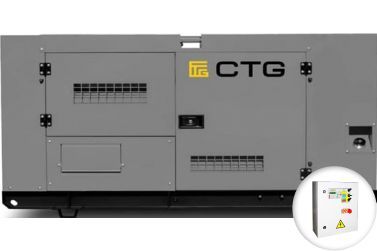 Дизельный генератор CTG 450P PRO в кожухе с АВР