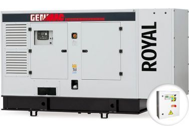 Дизельный генератор Genmac ROYAL G200IS в кожухе с АВР