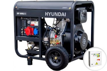 Дизельный генератор Hyundai DHY 8000LE-3 с АВР