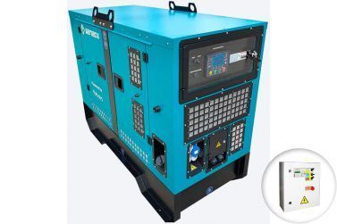 Дизельный генератор Genbox KBT24T-S в кожухе с АВР