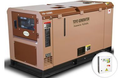 Дизельный генератор Toyo TG-12SBS в кожухе с АВР