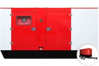 Дизельный генератор Азимут ЭД-250С-Т400-1РКМ6 в кожухе на шасси