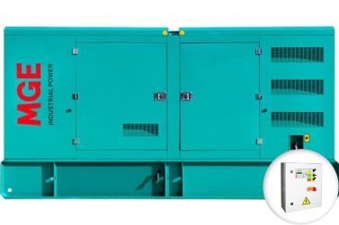 Дизельный генератор MGE p400BN в кожухе с АВР