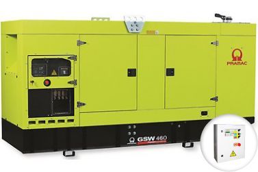 Дизельный генератор Pramac GSW460I в кожухе с АВР