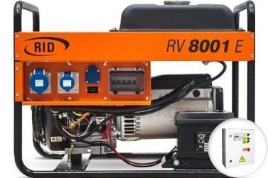 Бензиновый генератор RID RV 8001 E с АВР