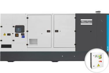 Дизельный генератор Atlas Copco QIS 355 в кожухе с АВР