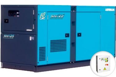Дизельный генератор Airman SDG125S в кожухе с АВР