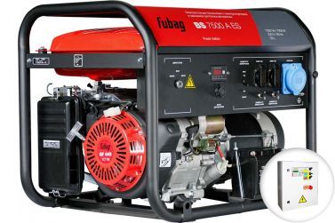 Бензиновый генератор Fubag BS 7500 A ES с АВР