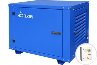 Бензиновый генератор ТСС SGG 7000Ei в капоте с АВР
