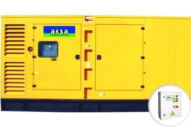 Дизельный генератор Aksa AD 630 в кожухе с АВР