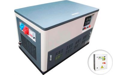 Бензиновый генератор Амперос LT 25000S-3 в шумозащитном кожухе с АВР