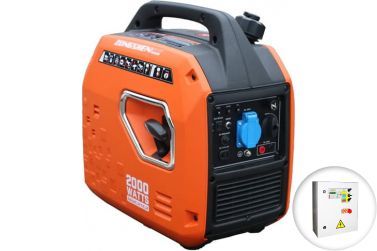 Бензиновый генератор Zongshen BQH 2200 E в кожухе с АВР