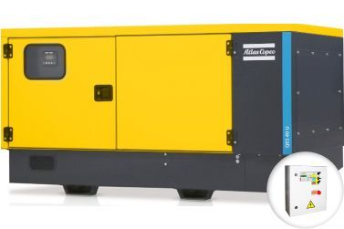 Дизельный генератор Atlas Copco QES 40U в кожухе с АВР