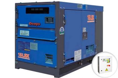 Дизельный генератор Denyo TLG-15LSX в кожухе с АВР