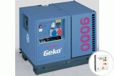 Бензиновый генератор Geko 9000 ED–AA/SEBA SS в кожухе с АВР