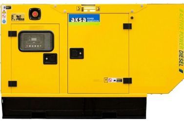 Дизельный генератор Aksa APD 44 A в кожухе