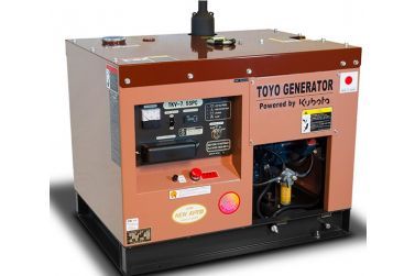 Дизельный генератор Toyo TKV-7.5SPC в кожухе