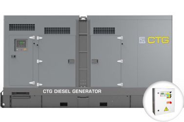 Дизельный генератор CTG 33CS в кожухе с АВР