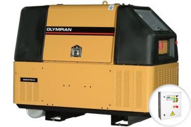 Дизельный генератор Caterpillar DE14E3S в кожухе с АВР