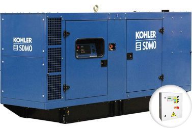Дизельный генератор KOHLER-SDMO J200K в кожухе с АВР