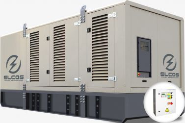 Дизельный генератор ELCOS GE.MT.870/780.SS в кожухе с АВР