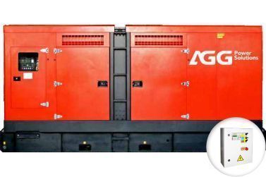 Дизельный генератор AGG DE605D5 в кожухе с АВР