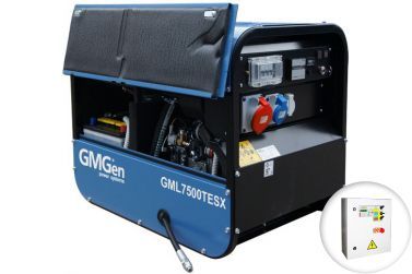 Дизельный генератор GMGen GML7500TESX в кожухе с АВР