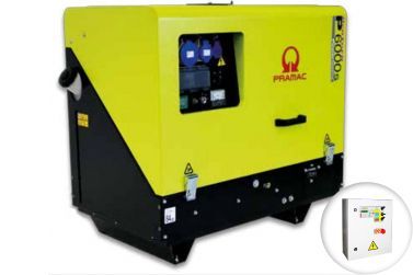 Дизельный генератор Pramac P6000s в кожухе с АВР