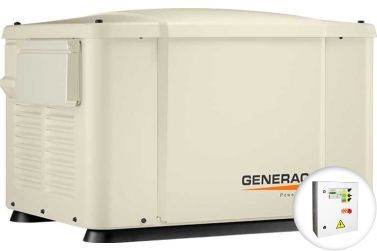 Газовый генератор Generac 6520 в кожухе с АВР