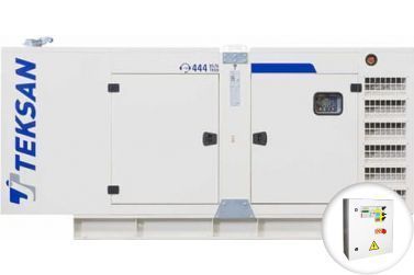 Дизельный генератор Teksan TJ85BD в кожухе с АВР