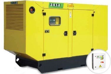 Дизельный генератор Aksa AC 170 в кожухе с АВР