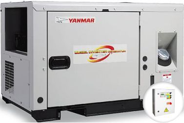 Дизельный генератор Yanmar EG 140i-5B в кожухе с АВР