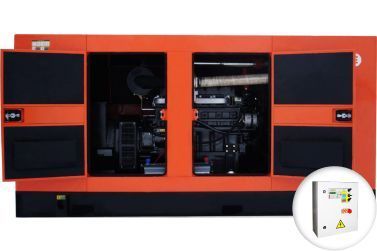 Дизельный генератор MVAE АД-80-400-АРК в кожухе с АВР