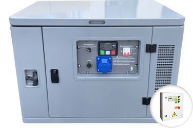 Бензиновый генератор Амперос LT 7500S в шумозащитном кожухе с АВР