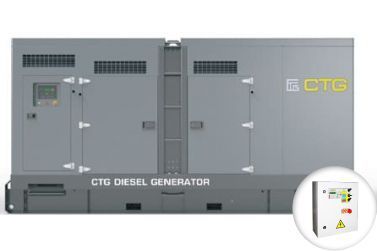 Дизельный генератор CTG 2250MS в кожухе с АВР