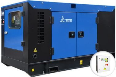 Дизельный генератор ТСС АД-20С-Т400-2РКМ16 в кожухе с АВР