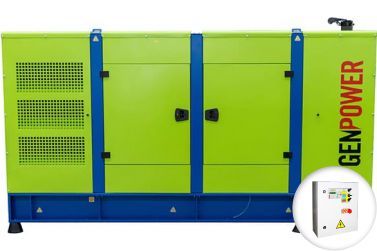 Дизельный генератор GenPower GDZ-GNP 375 OTOSK в кожухе с АВР