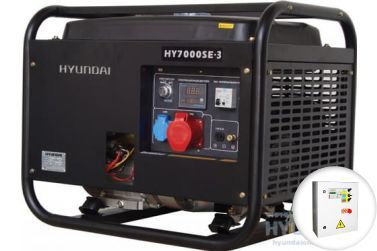 Бензиновый генератор Hyundai HY 7000SE-3 с АВР