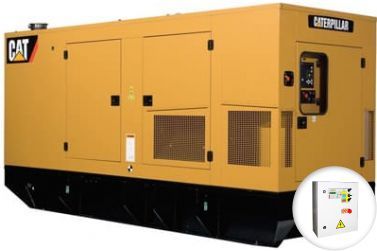 Дизельный генератор Caterpillar 3512B 1280 КВТ в кожухе с АВР