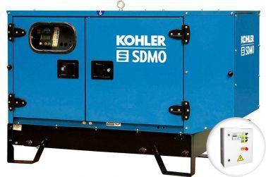 Дизельный генератор KOHLER-SDMO T9HK в кожухе с АВР