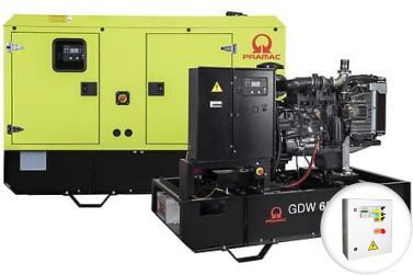 Дизельный генератор Pramac GDW65I с АВР
