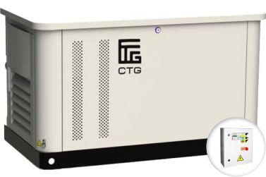 Бензиновый генератор CTG CX12000SA в кожухе с АВР