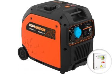 Бензиновый генератор Zongshen BQH 6200 E в кожухе с АВР