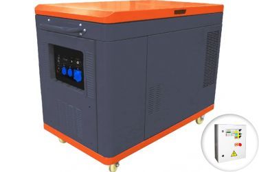 Бензиновый генератор Zongshen QB 12000 E в кожухе с АВР