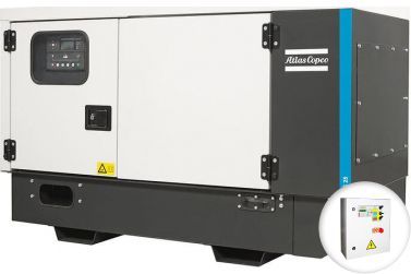 Дизельный генератор Atlas Copco QIS 25 230V в кожухе с АВР