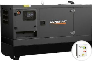 Дизельный генератор Generac PME80 в кожухе с АВР