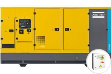 Дизельный генератор Atlas Copco QES 250 в кожухе с АВР