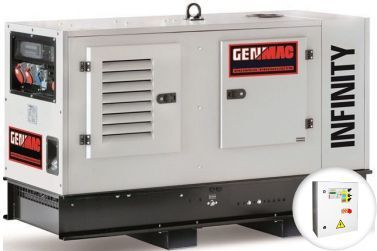 Дизельный генератор Genmac INFINITY G13PS в кожухе с АВР