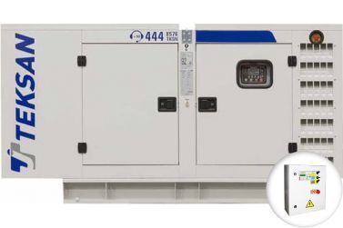 Дизельный генератор Teksan TJ90PE в кожухе с АВР