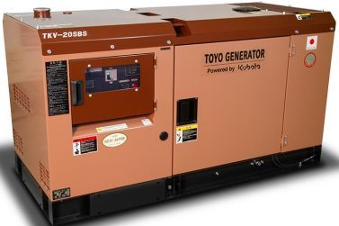 Дизельный генератор Toyo TKV-20SBS в кожухе